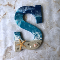 Epoxy Ocean Beach Theme Letters thumbnail