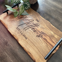 Personalized Wooden Serving Tray thumbnail