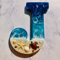 Epoxy Ocean Beach Theme Letters thumbnail