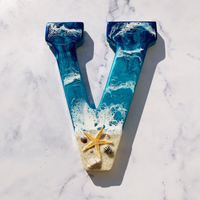 Epoxy Ocean Beach Theme Letters thumbnail