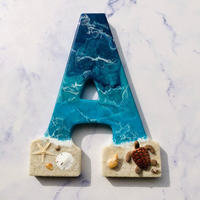 Epoxy Ocean Beach Theme Letters thumbnail