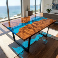 Blue Resin River Table thumbnail