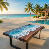 Resin Beach Theme Epoxy Table thumbnail
