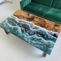Live Edge Epoxy Ocean Table thumbnail