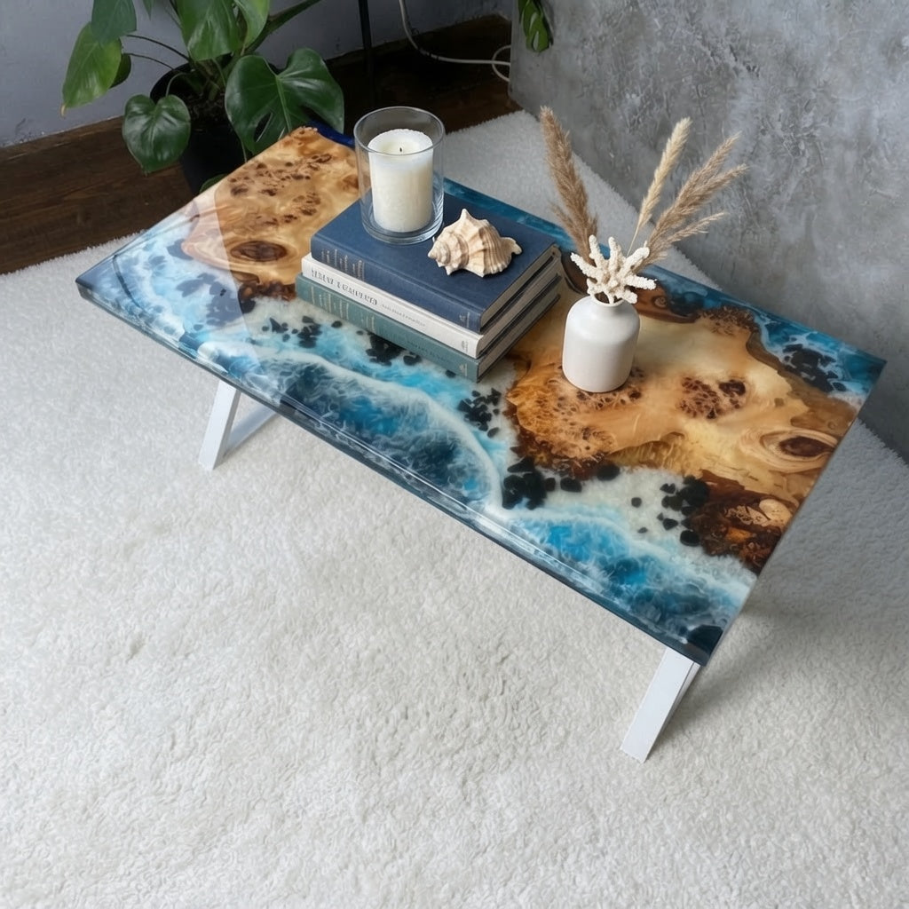 Epoxy River Table top