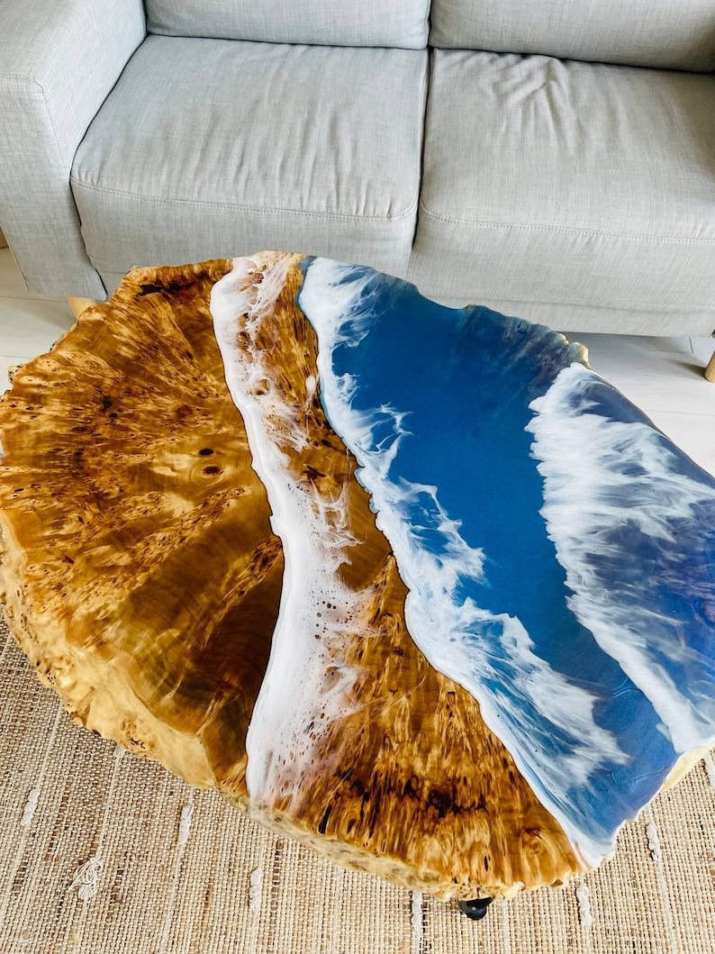 Solid Wood Epoxy Resin Tabletop