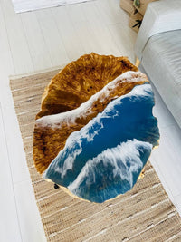 Solid Wood Epoxy Resin Tabletop thumbnail