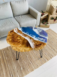 Solid Wood Epoxy Resin Tabletop thumbnail