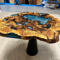 Live Edge Epoxy Wooden Coffee Table thumbnail