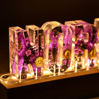 Custom Epoxy Letter Lamp thumbnail