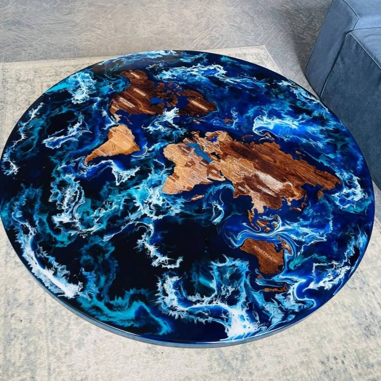 Ocean River Resin Epoxy Table