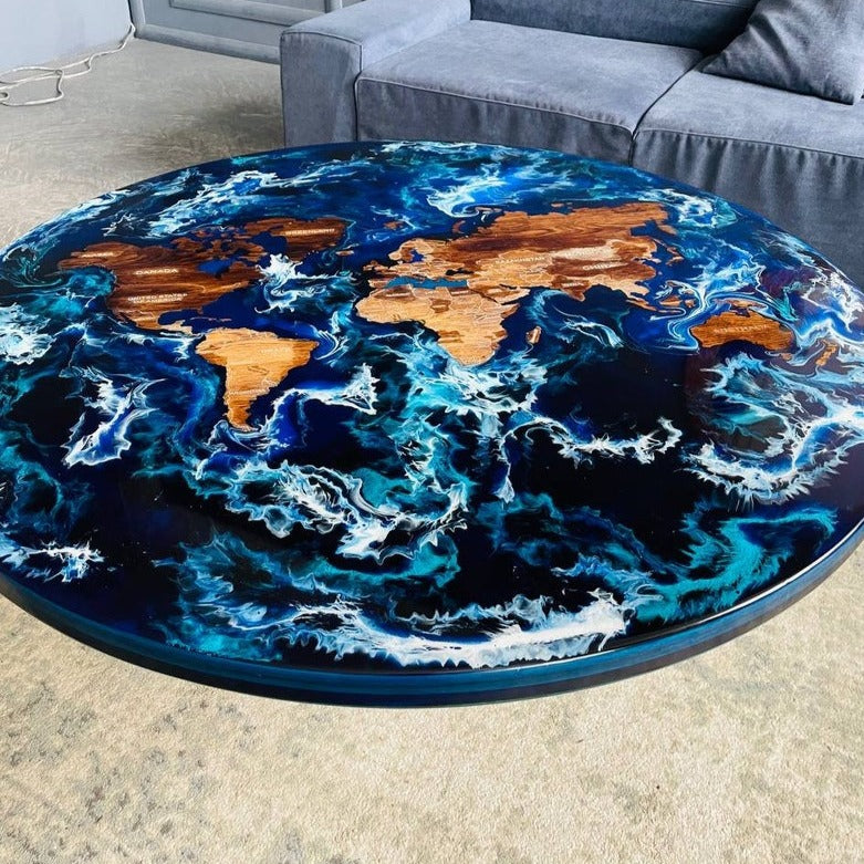 Ocean River Resin Epoxy Table