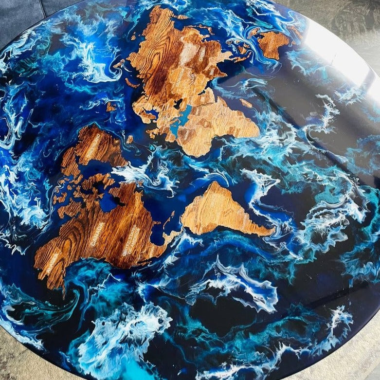 Ocean River Resin Epoxy Table