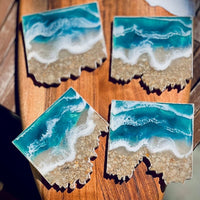 Ocean Resin Coaster Set thumbnail