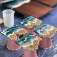 Ocean Resin Coaster Set thumbnail