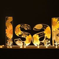 Custom Epoxy Letter Lamp thumbnail