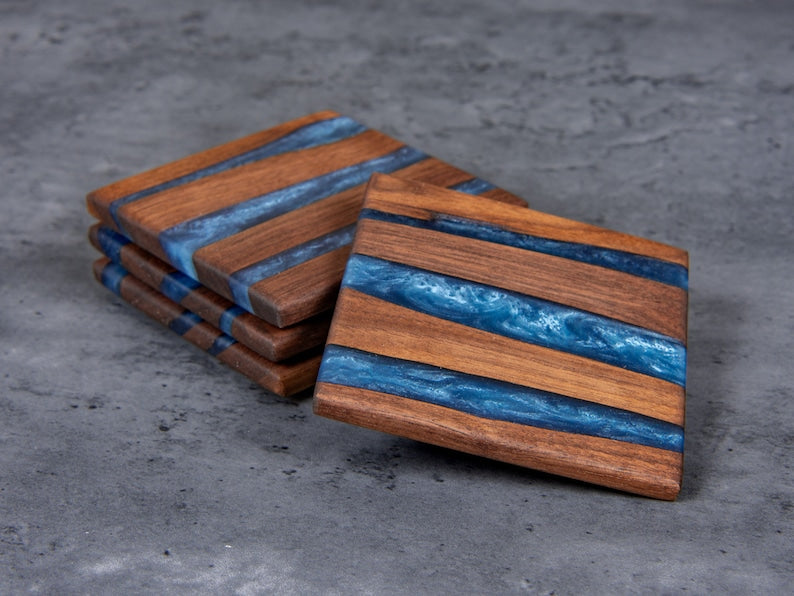 Personalized Epoxy Coasters