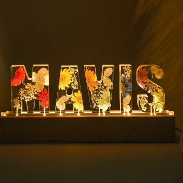Custom Resin Letter Lamp