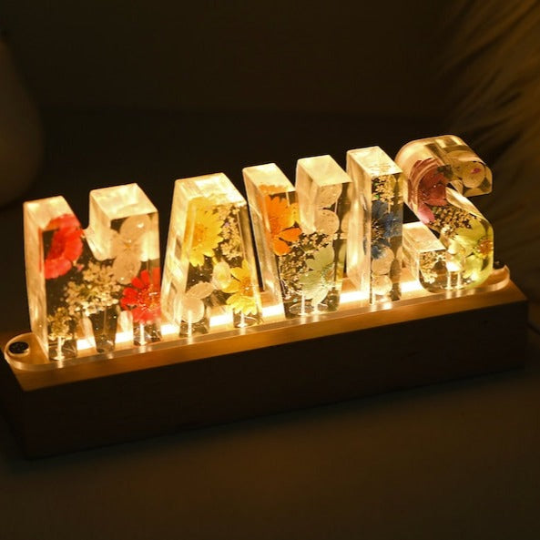 Custom Resin Letter Lamp