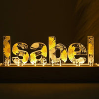 Custom Epoxy Letter Lamp thumbnail