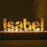 Custom Epoxy Letter Lamp thumbnail