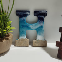 Epoxy Wooden Beach Theme Letters thumbnail