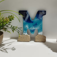 Epoxy Wooden Beach Theme Letters thumbnail