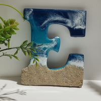 Epoxy Wooden Beach Theme Letters thumbnail