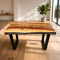 Wood Art Resin coffee Table thumbnail