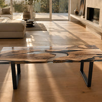 Handcrafted Live Edge Epoxy Table thumbnail