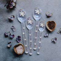Epoxy Resin Snowflake Spoons thumbnail
