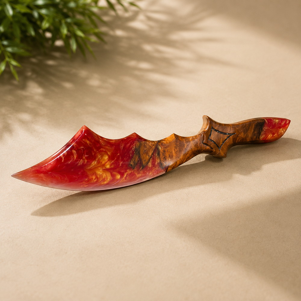 Mystic Edge Resin Wood Daggers